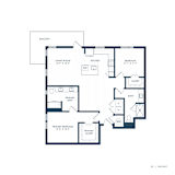 Jovie Lakeway Apartments in Lakeway, Texas Two Bedroom Floor Plan