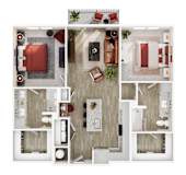 A series of images showing different room layouts with a focus on seating arrangements and furniture.