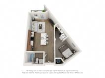 The Donovan Apartments in Lee's Summit, Missouri Studio Floor Plan