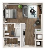 Skye Suwanee Town Center Apartments in Suwanee, Georgia Studio Floor Plan