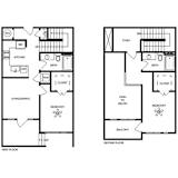 Axis Midtown Apartments in Atlanta, Georgia Two Bedroom Floor Plan