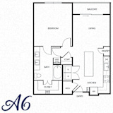 blueprint of a floor plan with bedrooms and baths