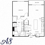 a floor plan of a house with roommates