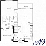 a blueprint of a floor plan of a house