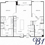 the plan of the upper level of the house has bedrooms and baths