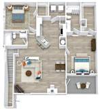Satori Olathe Apartments in Kansas 2 Bedroom Floor Plan