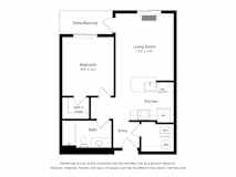 Meadowlark at Fairview Apartments in Fairview, Oregon One Bedroom Floor Plan