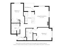 Meadowlark at Fairview Apartments in Fairview, Oregon Two Bedroom Floor Plan