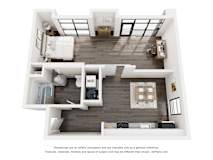 Meadowlark at Fairview Apartments in Fairview, Oregon Live Work Floor Plan