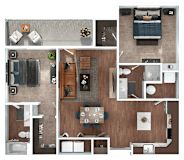 2 bed 2 bath at The Expo Apartments, Billings, MT, 59106