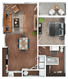 1 bed 1 bath at The Expo Apartments, Montana