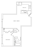 a schematic diagram of the upper and lower floor