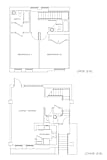 a floor plan of a townhouse at residences on broadway