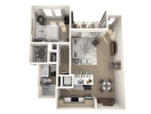 A1 Floor Plan at Altis Grand Twin Lakes, Florida, 34744