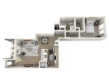 A2 Floor Plan at Altis Grand Twin Lakes, Kissimmee, FL 34744