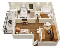 2 bedroom floor plan  the residences at sawmill estates