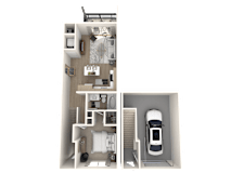 A5G Floor Plan at Altis Grand Twin Lakes, Kissimmee Florida