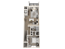 A6 Floor Plan at Altis Grand Twin Lakes, Kissimmee