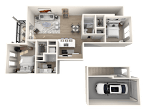 C2 Floor Plan at Altis Grand Twin Lakes, Florida