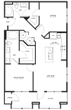 a floor plan of a small house