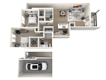 C1 Floor Plan at Altis Grand Twin Lakes, Kissimmee Florida