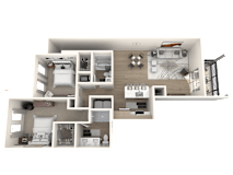 C3 Floor Plan at Altis Grand Twin Lakes, Kissimmee, FL