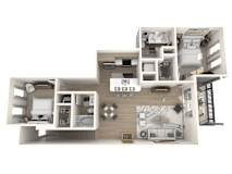 C4 Floor Plan at Altis Grand Twin Lakes, Kissimmee, 34744