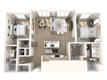 C8 Floor Plan at Altis Grand Twin Lakes, Kissimmee, FL 34744