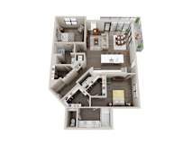 a234 floor plan 1 bedroom 1199 square feet the