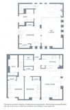 Three bedroom 2 bath floorplan with balcony at Aventine Apartments, Hercules, 94547