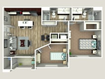 Bonita Floor Plan at The Canyons at Linda Vista Trail, Arizona, 85704