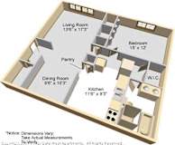 1 bed 1 bath at Kings Gate West Apartments, Camillus, NY, 13031