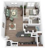 1 Bed 1 Bath Floor Plan with 851 Sq. Ft. at Ridge at Thornton Station Apartments, Thornton, CO 80229