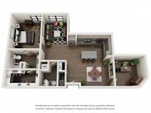 A3a Floor Plan at The Residences at Thornwood, Tennessee