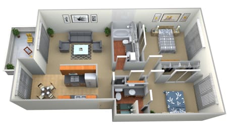 Latham Square Plan E 2Bed 2 Bath (2) rev1