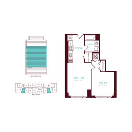 1 bedroom 1 bathroom E at 360 State Street, Connecticut, 06510