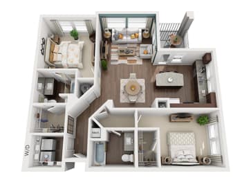 Graham Floor Plan at Linden on the GreeneWay, Florida, 32824