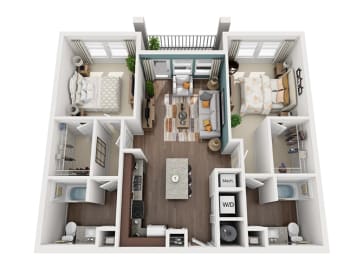Keene Floor Plan at Linden on the GreeneWay, Orlando