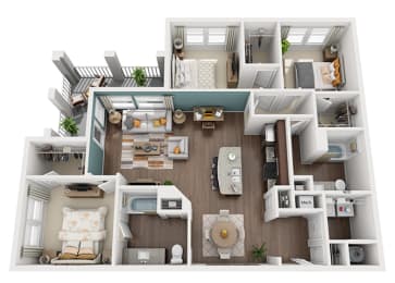Fillmore Floor Plan at Linden on the GreeneWay, Orlando, 32824