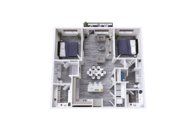 B1 floor plan image at Mira at Palmer Ranch, Sarasota FL