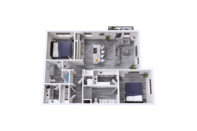 B2 floor plan image at Mira at Palmer Ranch, Sarasota FL