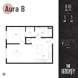 The Hendrey-Aura B Floor Plan