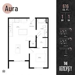 The Hendrey-Aura Floor Plan