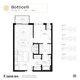 floor plan of the first level of the house