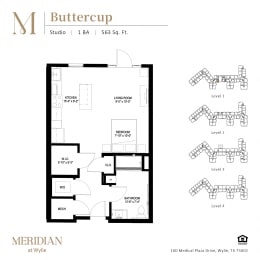 Meridian-Buttercup Floor Plan