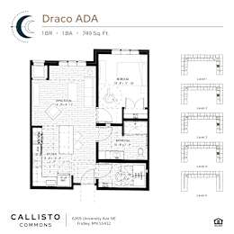 Callisto Commons-Draco ADA Floor Plan