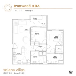 a typical floor plan of a residence