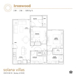 a typical floor plan of a residence