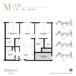 Meridian-Lily Floor Plan