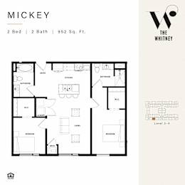 The Whitney-Mickey Floor Plan